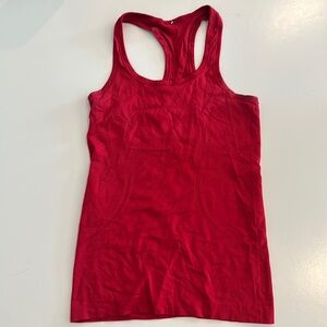 Lululemon Align Hip-Length Racerback Tank Top Red size 6